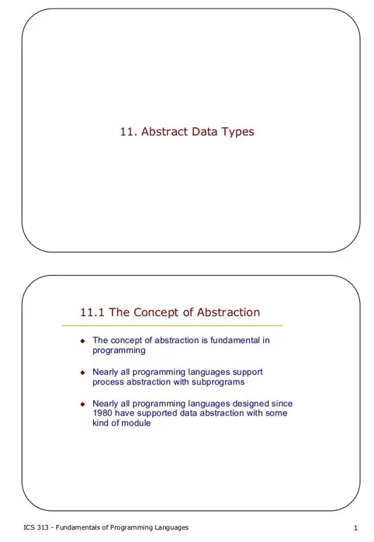 Ilustrasi representasi data abstrak