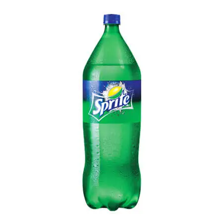 Segelas Sprite Campur Susu yang menyegarkan