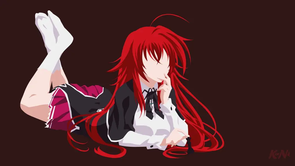 Gambar Rias Gremory dari High School DxD