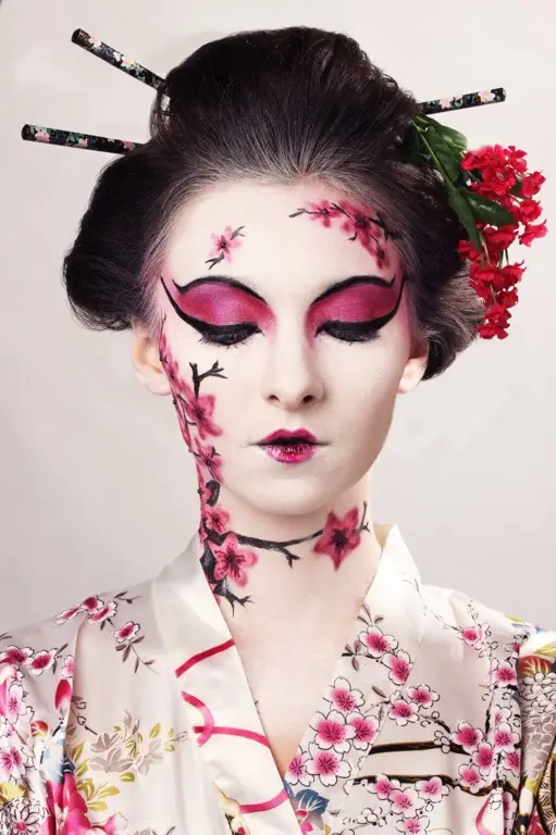 Gambar riasan geisha Jepang