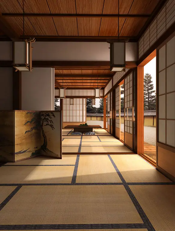 Interior rumah tradisional Jepang