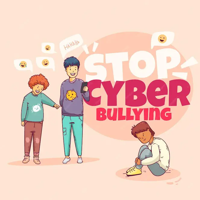 Poster tentang bahaya cyberbullying