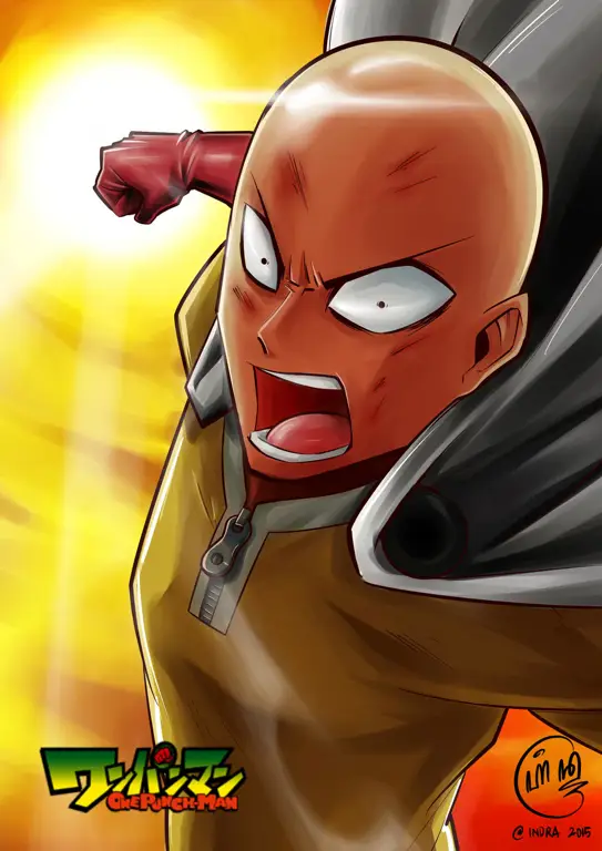 Gambar Saitama dari One Punch Man