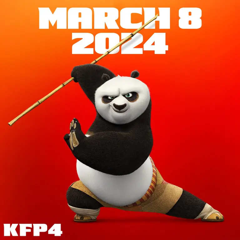 Poster resmi Kung Fu Panda 4