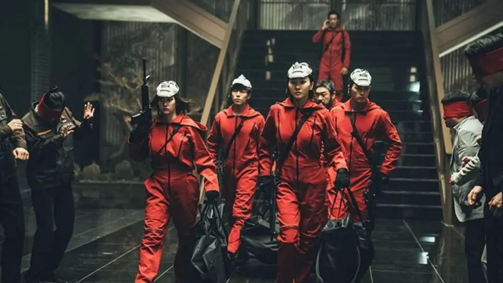 Adegan aksi menegangkan Money Heist Korea