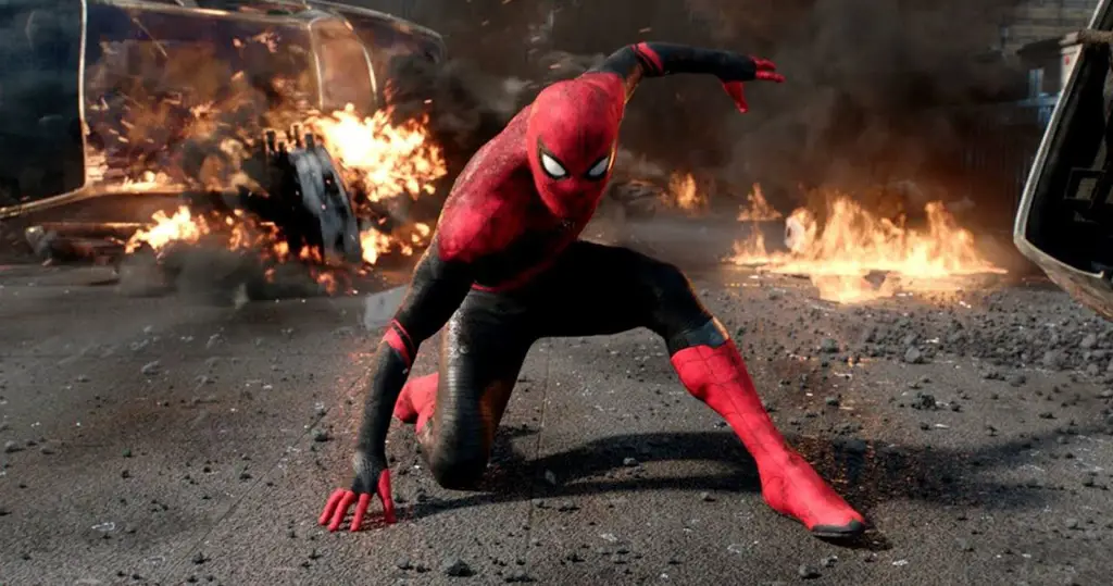 Salah satu adegan seru dari film Spider-Man No Way Home