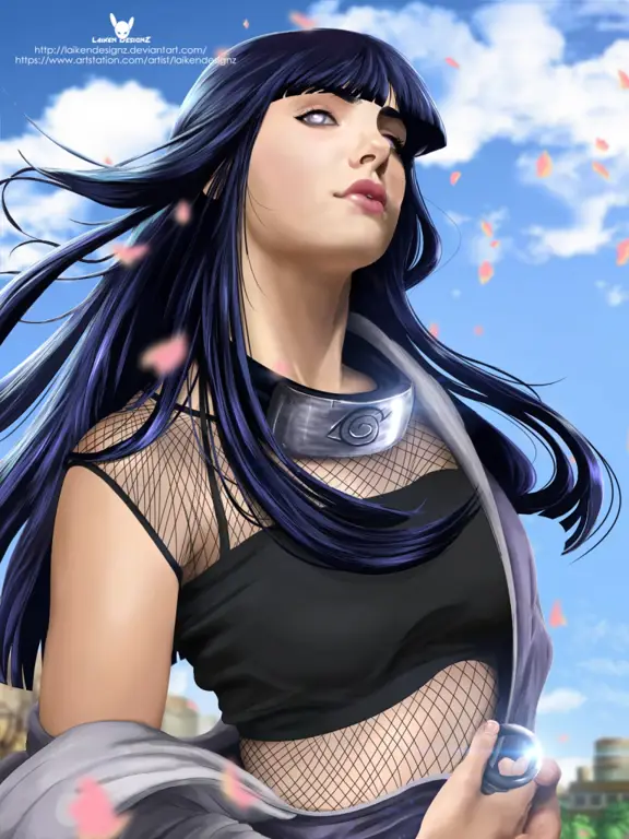 Ilustrasi Hinata Hyuga