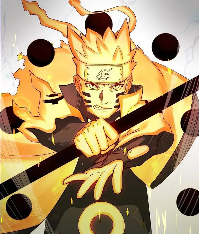 Seni digital karakter Naruto