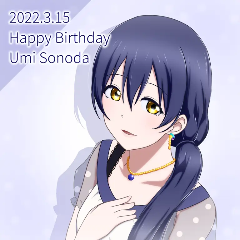 Gambar fanart Umi Shinonome yang aman dan ramah keluarga