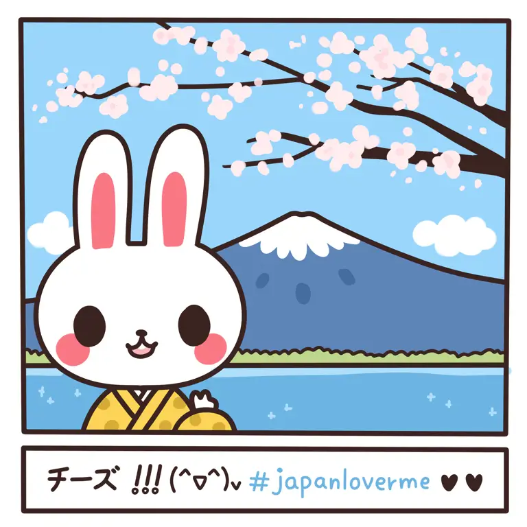 Contoh seni tradisional Jepang yang imut