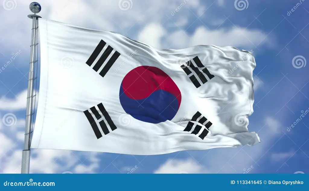 Gambar bendera pelangi di Korea Selatan