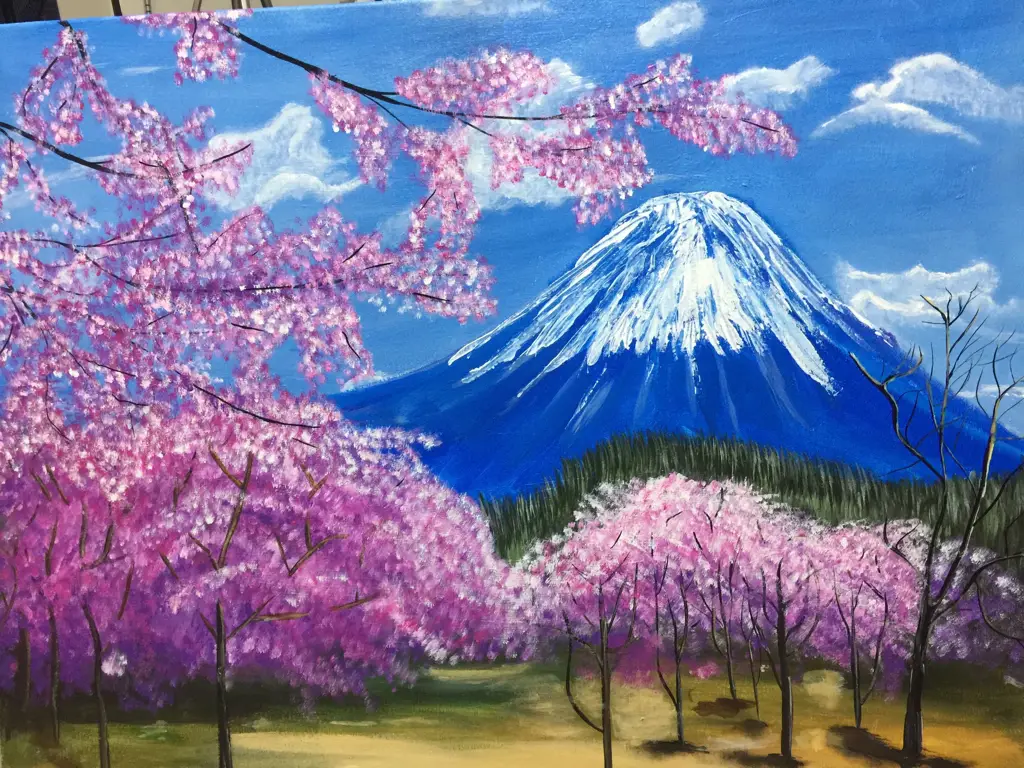 Gambar bunga sakura Jepang yang indah