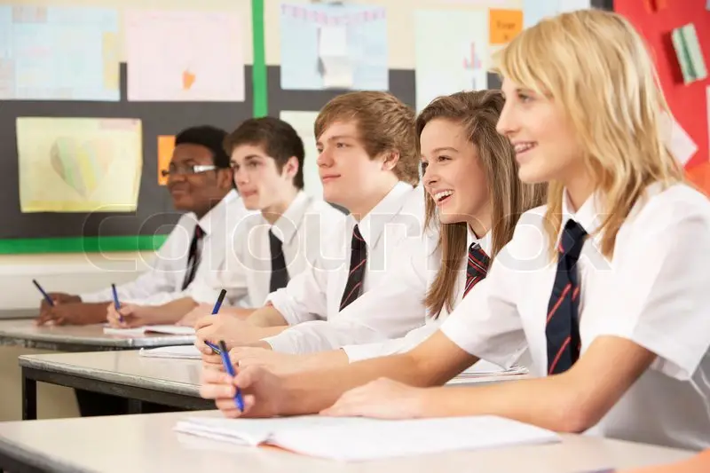 Gambar siswa belajar di dalam kelas