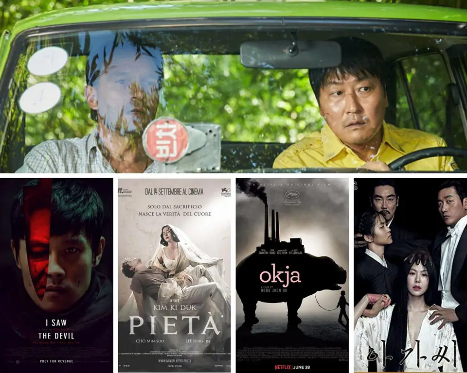 Gambar situs web rekomendasi film Korea