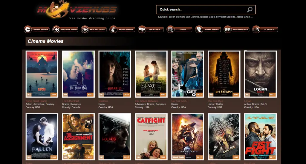 Gambar berbagai situs streaming film terbaik