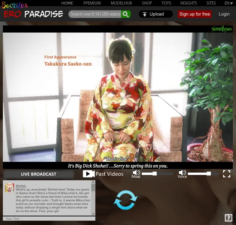 Beberapa situs streaming video dewasa Jepang