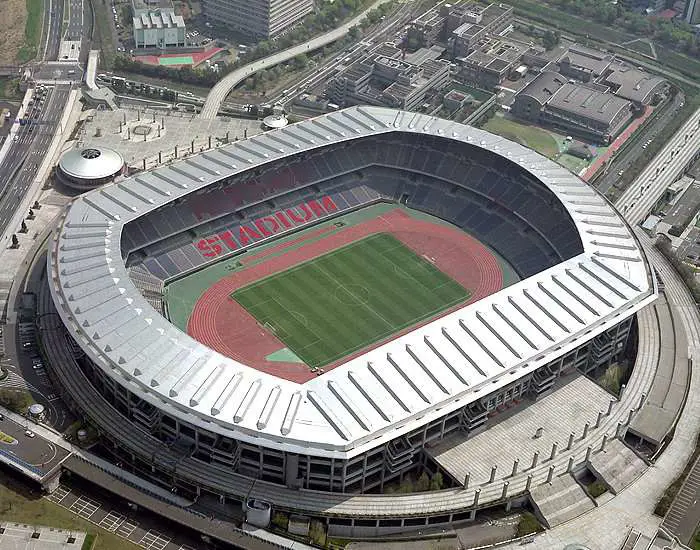 Foto stadion sepak bola Jepang