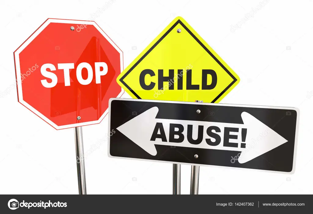 Simbol stop child abuse