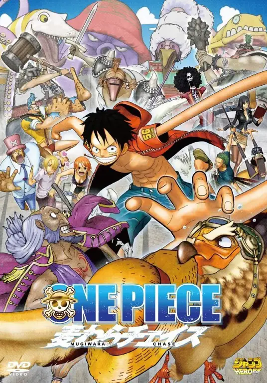 Layar komputer menampilkan streaming One Piece Movie Sub Indo