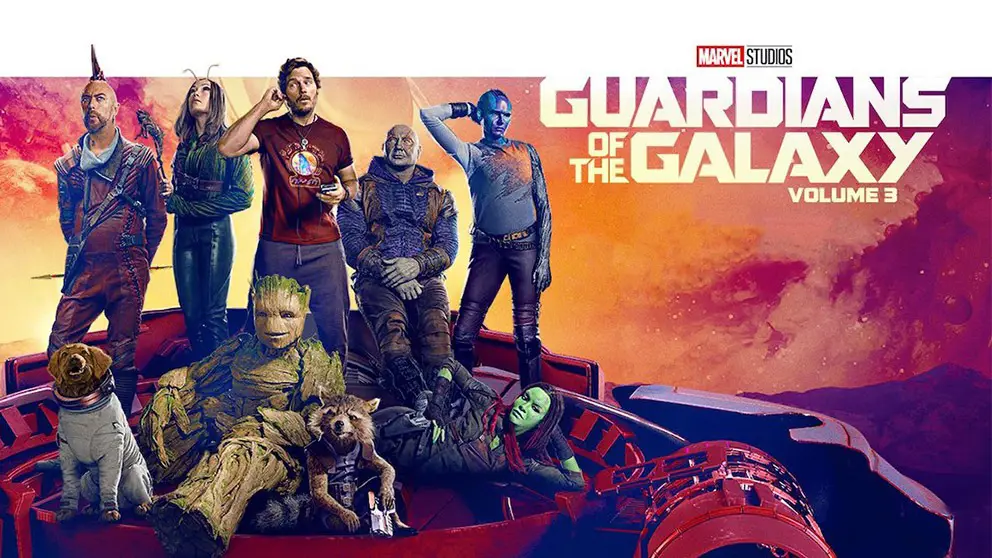 Foto di balik layar pembuatan film Guardians of the Galaxy Vol 3