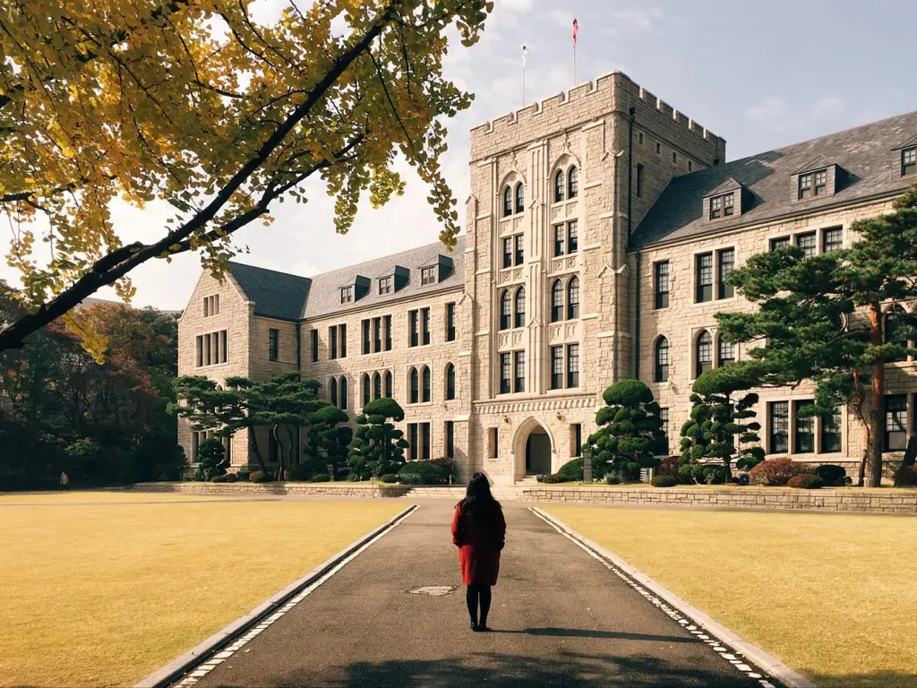 Kampus universitas di Korea Selatan