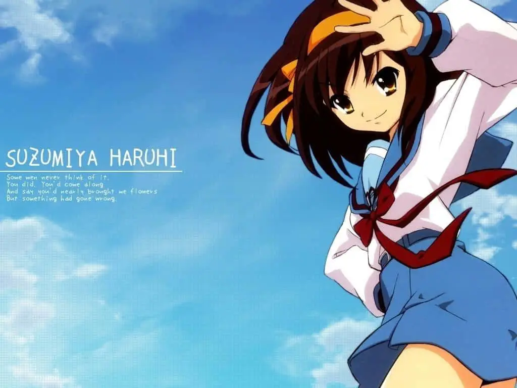 Adegan dari anime The Melancholy of Haruhi Suzumiya