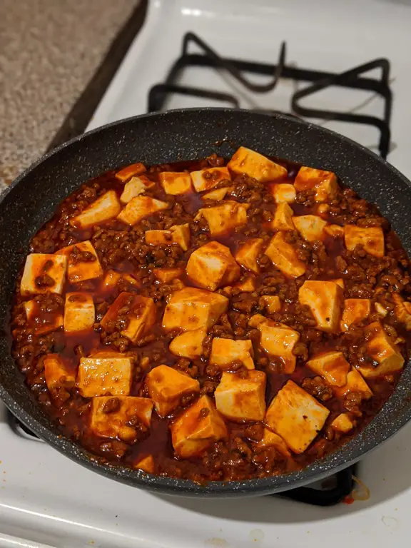 Interior restoran Mapo Tofu di Korea