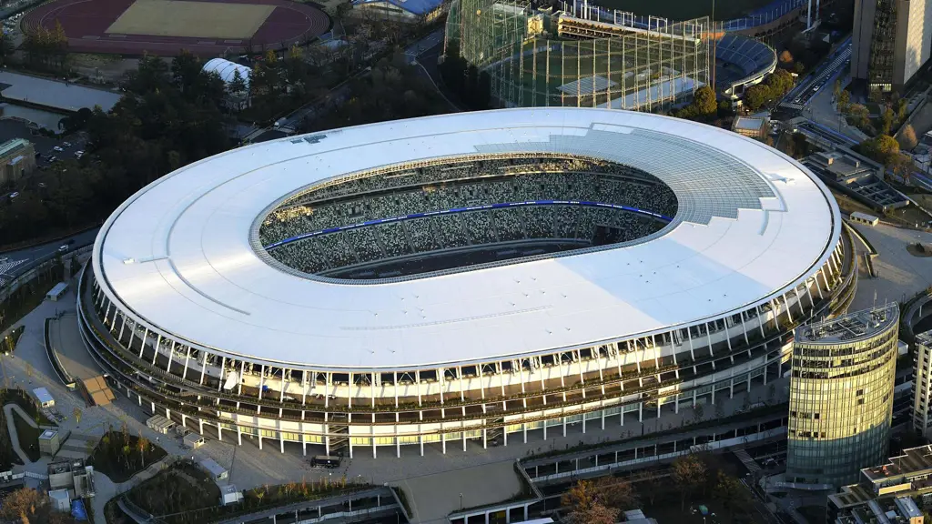 Stadion sepak bola Jepang yang ramai penonton