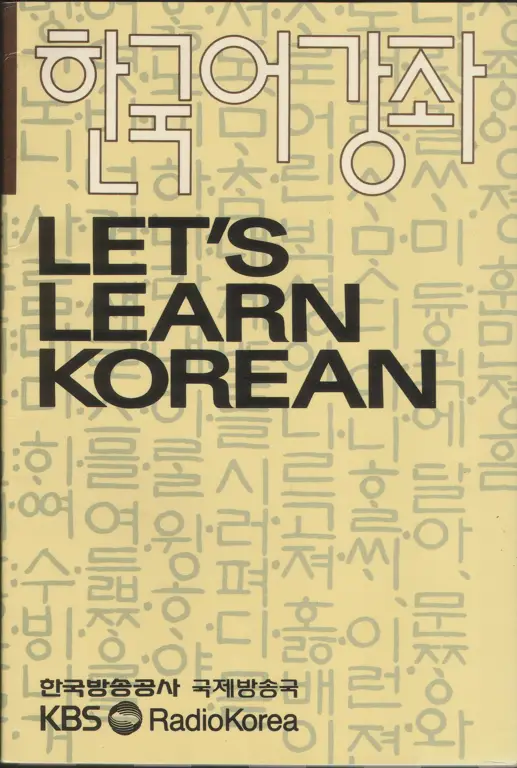 Buku belajar bahasa Korea