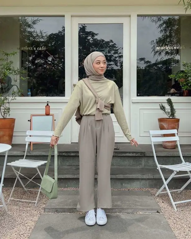 Outfit untuk penampilan tari hijab