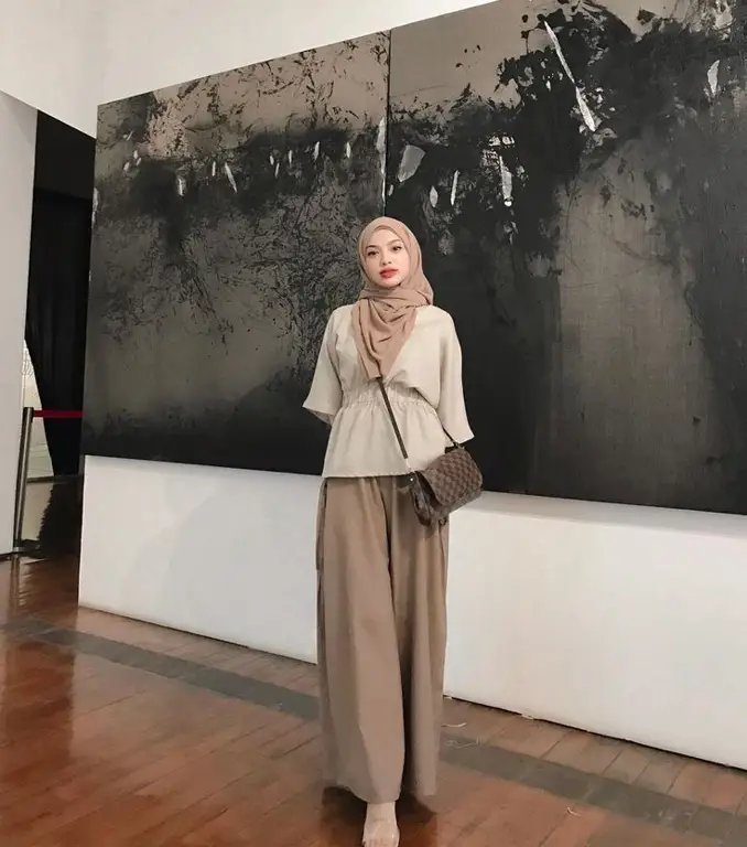 OOTD hijab kasual untuk hangout