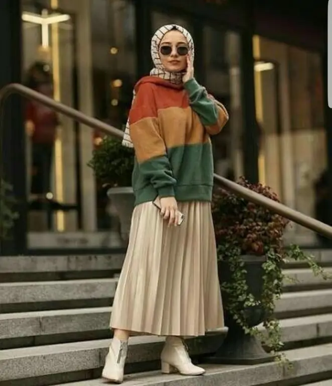 Model baju hijab kekinian yang stylish