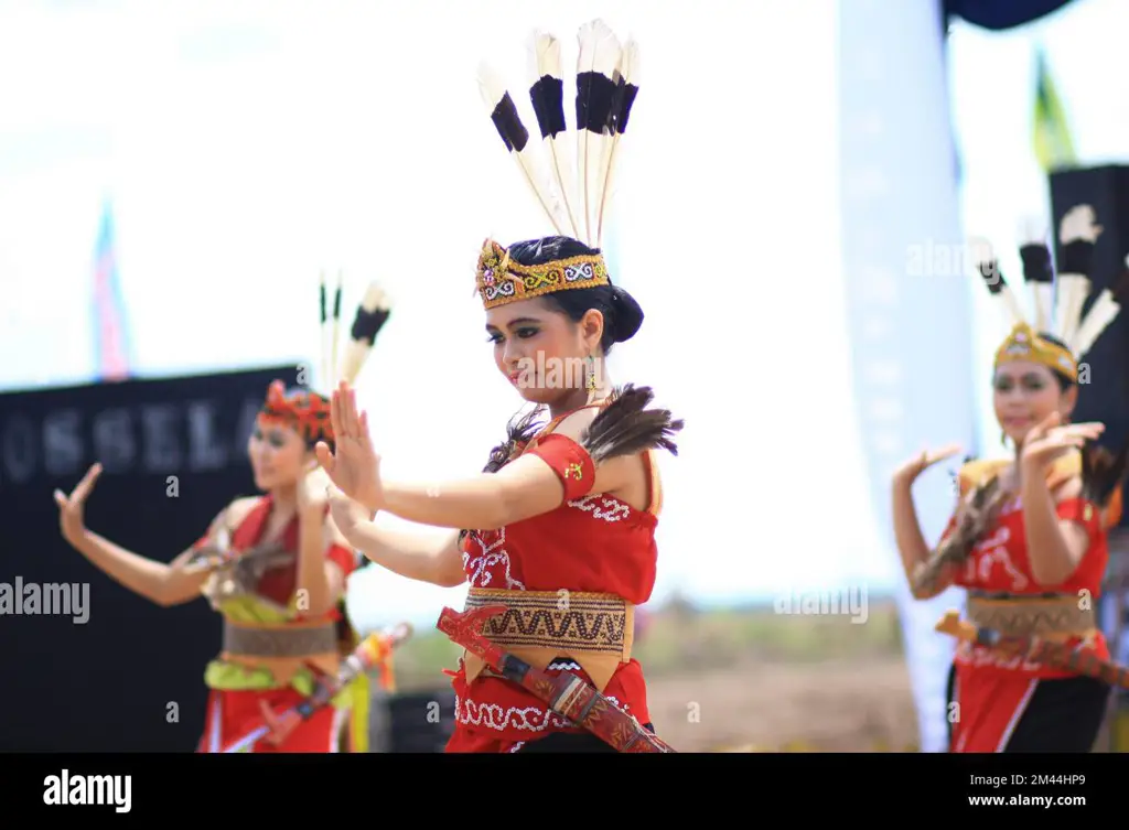 Gambar tarian tradisional Dayak