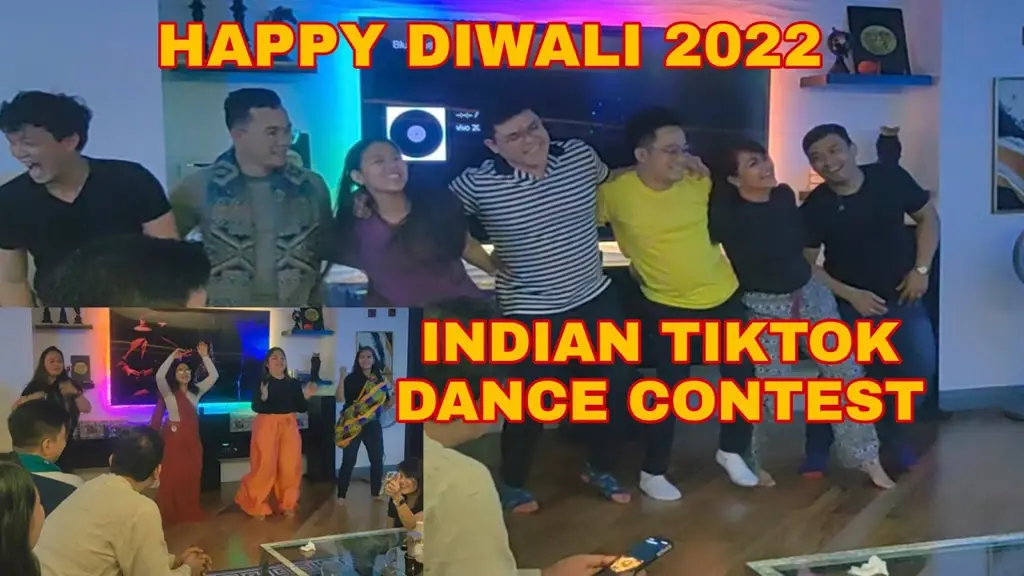 Para penari TikTok sedang menarikan lagu India yang viral.