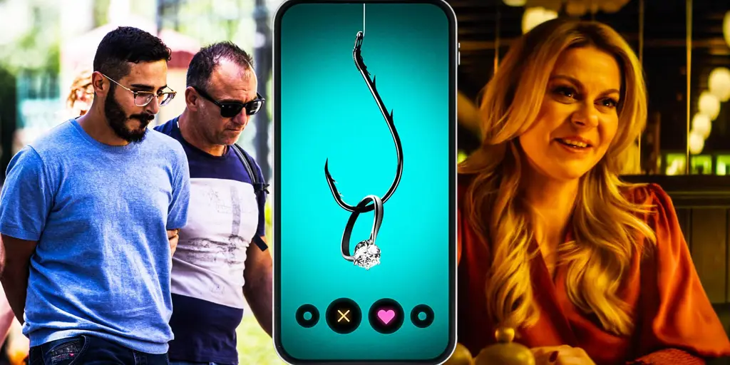 Poster film The Tinder Swindler di Netflix