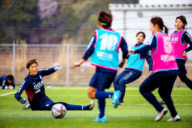 Foto Tim Sepak Bola Wanita Jepang