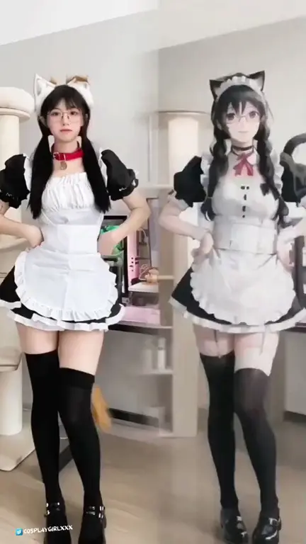 Pemotretan Cosplay JAV Maid