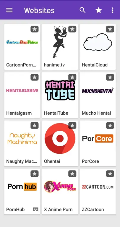 Contoh situs web yang aman dan terpercaya untuk mengakses konten hentai