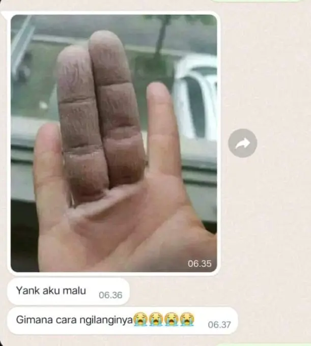 Gambar yang mempromosikan penggunaan colmek yang bertanggung jawab