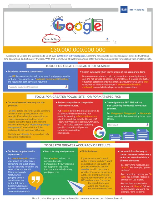 Gambar tips pencarian lanjutan di internet