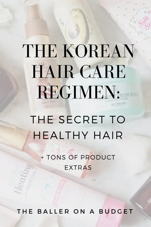 Rutinitas perawatan rambut pria Korea