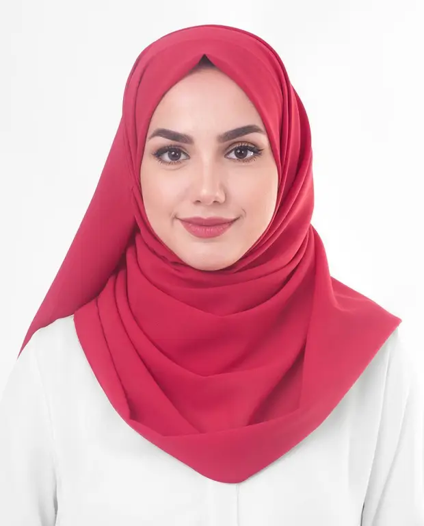 Berbagai model hijab merah yang stylish dan modern