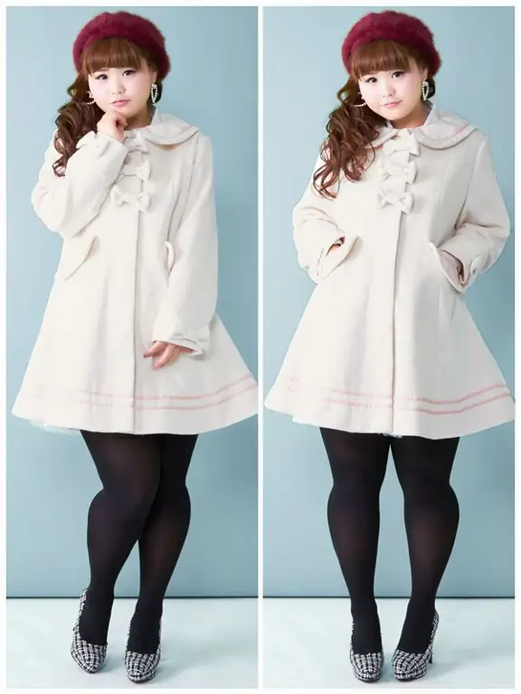 Gambar tren fashion plus size di Jepang