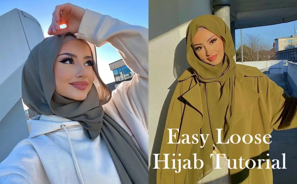 Tutorial hijab terbuka yang modern dan mudah diikuti