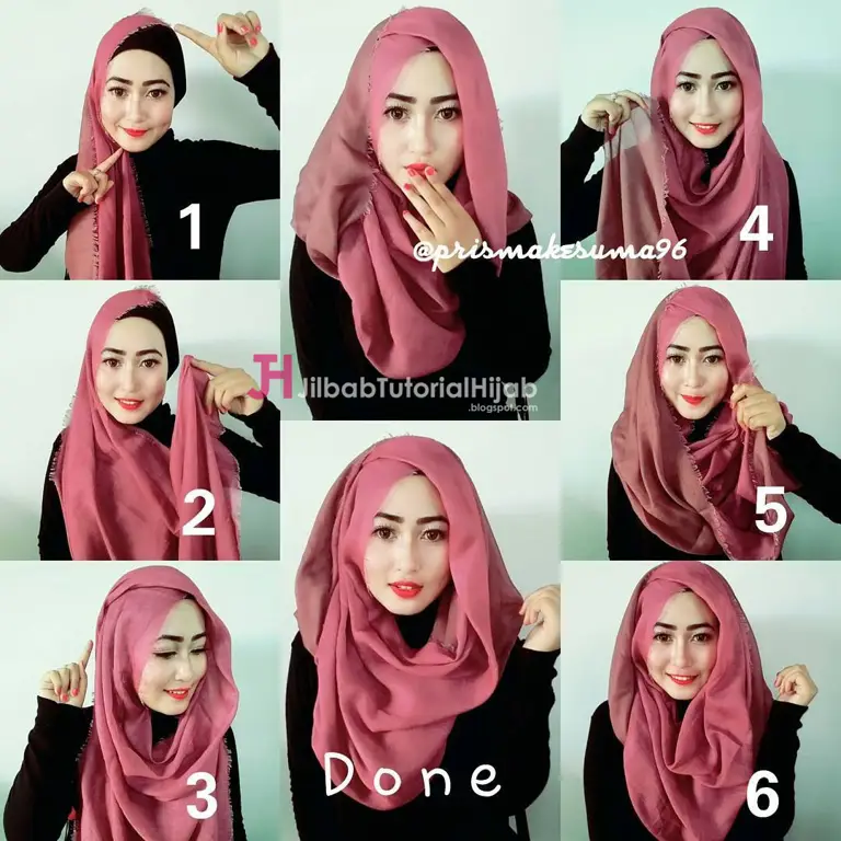 Video tutorial cara memakai hijab