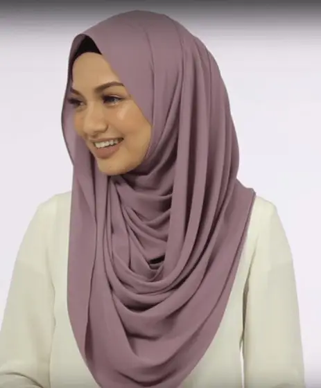 Tutorial hijab segi empat untuk acara resmi berbagai gaya