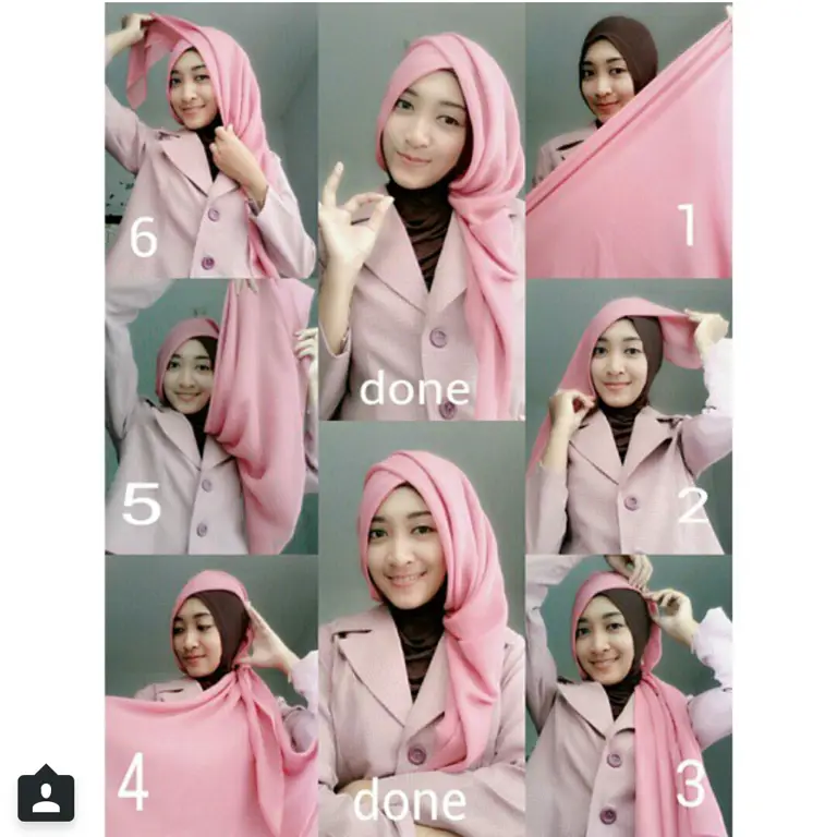 Tutorial hijab wisuda modern dan simpel