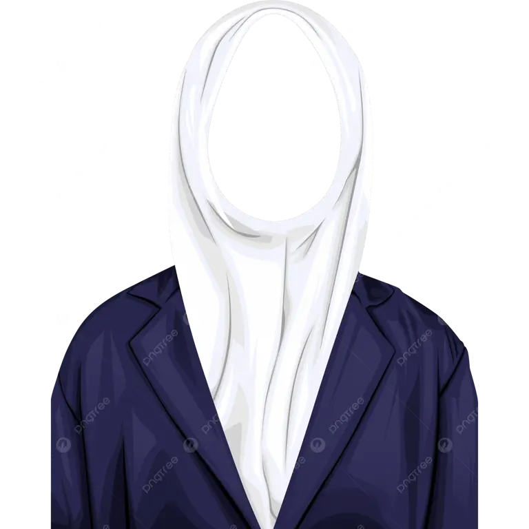 Mengedit gambar hijab PNG di Photoshop