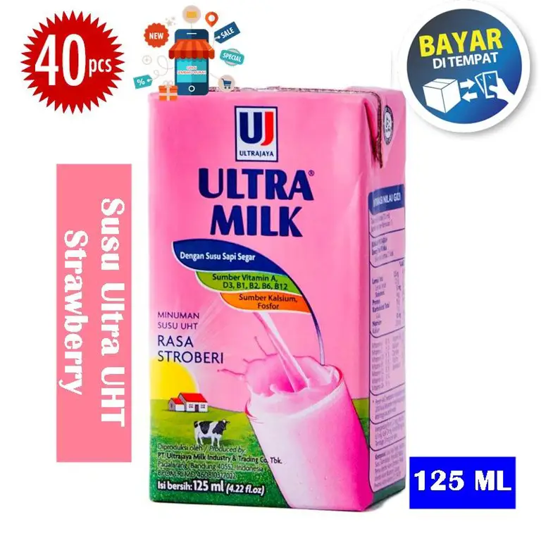 Berbagai varian rasa Susu Ultra