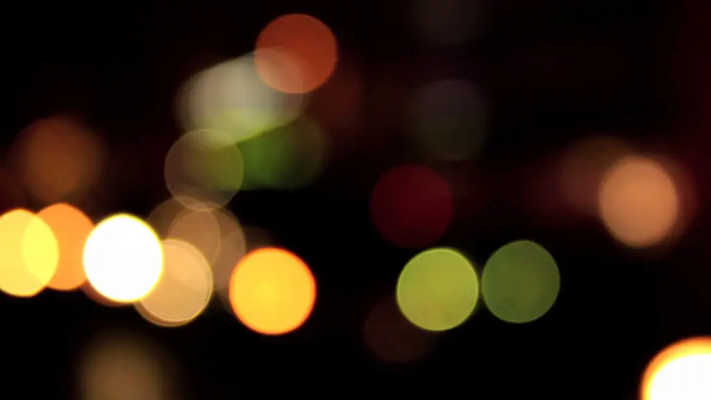 Contoh video dengan efek bokeh lampu yang indah